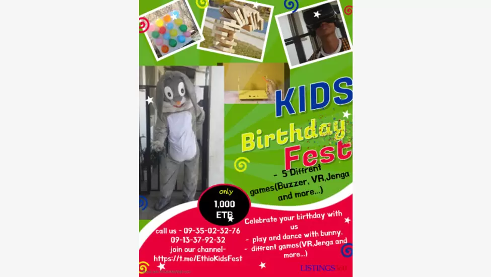 Kids birthday party/event organizer